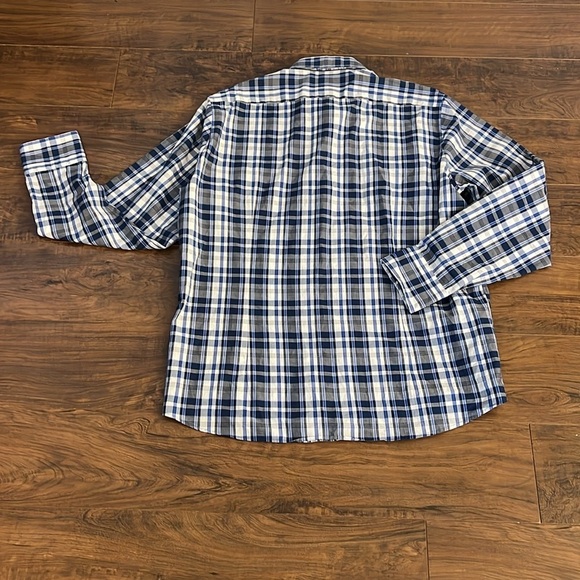 Hugo Boss Regular Fit Plaid Cotton Button Down, sz. XL. - Picture 3 of 11